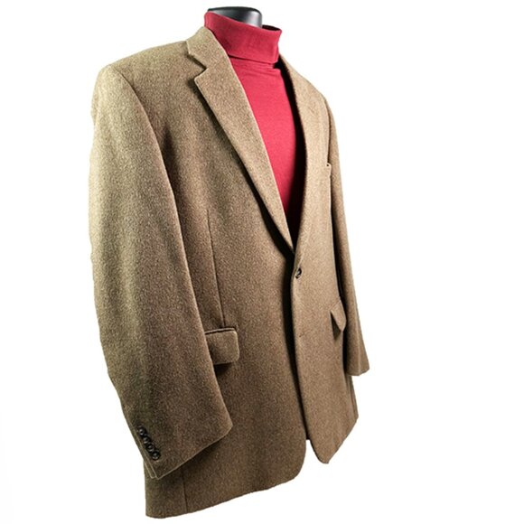 Jos. A. Bank Tan Camel Hair Sport Coat 46L Like New Bargain for Christmas! - Picture 3 of 16